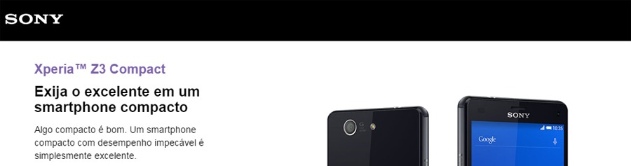 Smartphone Sony Xperia Z3 Compact
