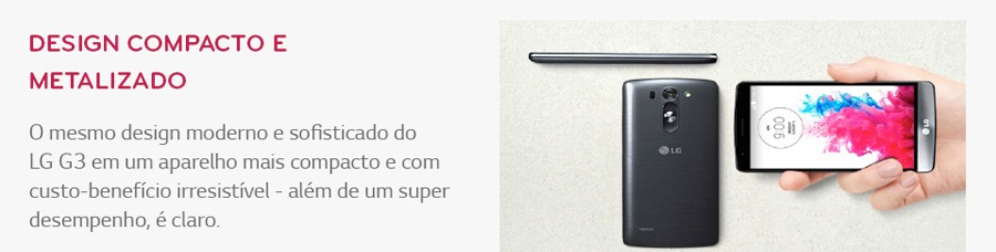 lg g3 beat design compacto moderno sofisticado acabamento metalizado branco