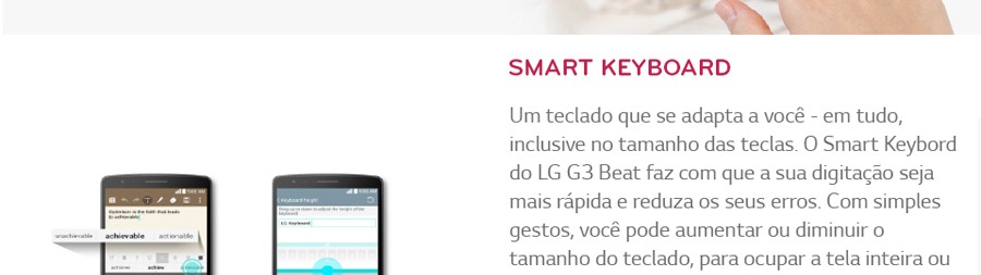 smartphone lg g3 beat smart keyboard