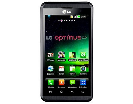 Celular Optimus P920 LG - Potência e qualidade com as tecnologias 3D e Tri-Dual