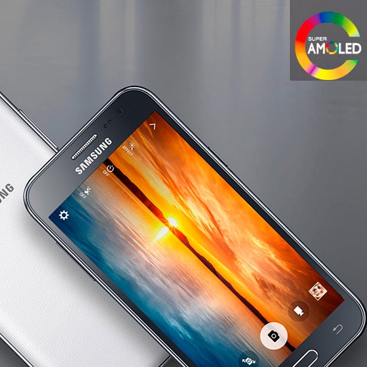 galaxy j2 samsung tela super amoled