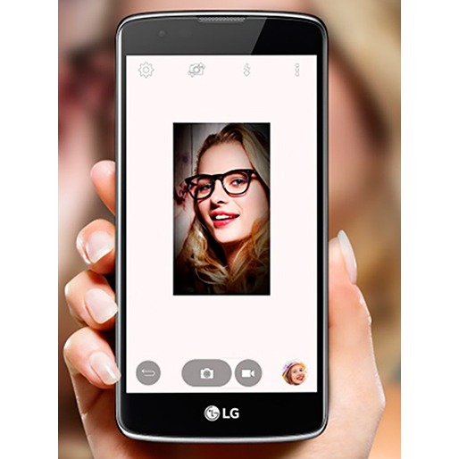 Celular LG K8 Câmeras