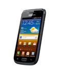 O celular desbloqueado TIM Samsung Galaxy W, inclinado