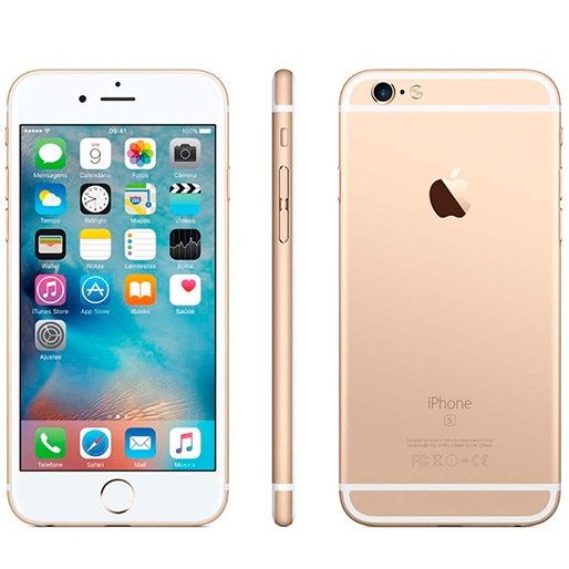 iPhone 6S Apple Tela 4,7” HD memória 128GB Touch ID
