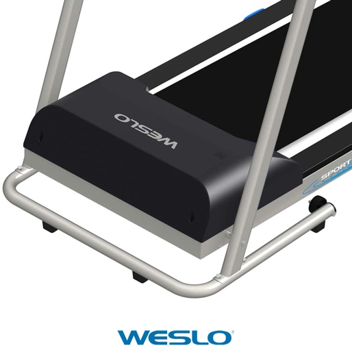 Com 2 níveis de inclinação Esteira Ergométrica Weslo Sport CT5.2 inclinação guarda-fácil