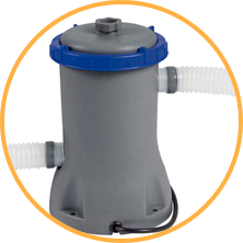 O filtro mantém a qualidade da água por mais tempo Piscina Bestway Fast Set filtro 220v