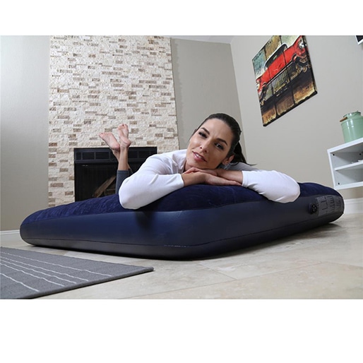 Colchão inflável Bestway Flocked Double Estrutura Flocado