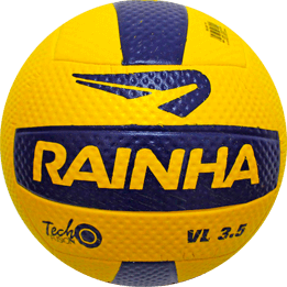 Bola de Vôlei Rainha Oficial Bola Vôlei Rainha Oficial Amarelo/Azul