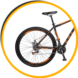 Selim Premium e manopla em borracha Bicicleta Colli Bike 21 marchas características