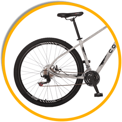Suporta uma pessoa com até 120kg Bicicleta Colli Bike Duster suporta 120kg
