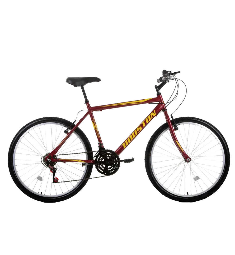 Peso máximo suportado é de 110kg Bicicleta Houston Netuno peso suportado