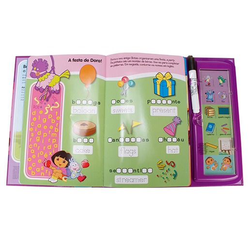 Livro Dora, a Aventureira 28 adesivos