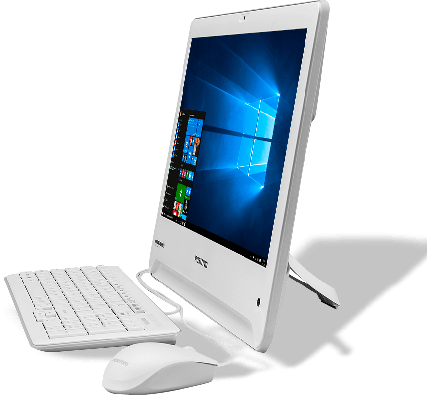 Computador Positivo All in One rede