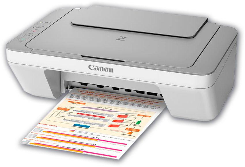 Impressora Multifuncional Canon Pixma MG2410 tecnologia FINE