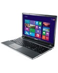 O notebook Samsung 550P5C AD2, aberto