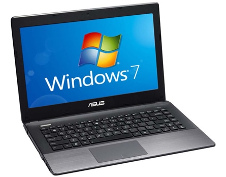 notebook Asus K45VM VX105Q tela