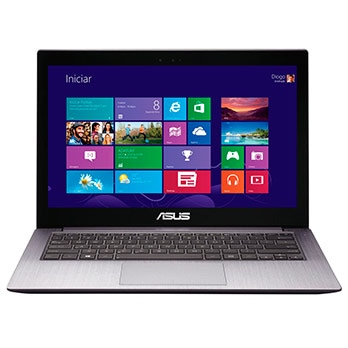 notebook Touch Asus U38N C4018H de frente