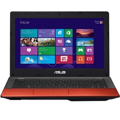 notebook Asus K45A VX142H de frente