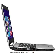 notebook Positivo Premium S6040 conexões