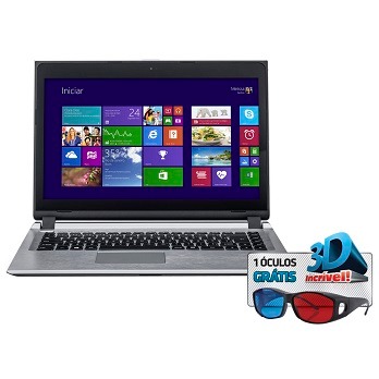 notebook Positivo Premium S6040 de frente