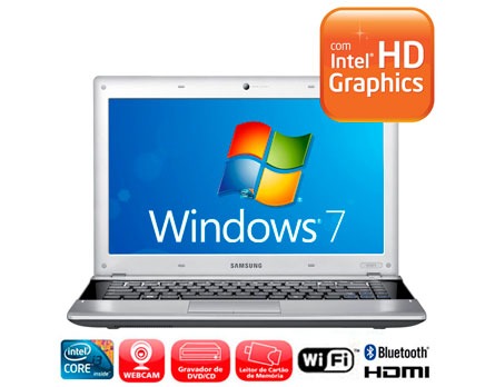 Processador de qualidade para as suas tarefas do dia a dia - O notebook  Samsung  vem equipado com Intel Core i3, um dos processadores mais potentes da atualidade.