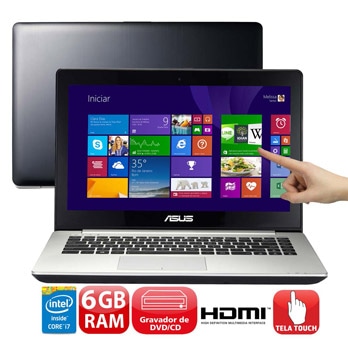notebook Touch Asus VivoBook S451LA BRA CA033H