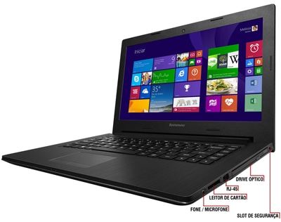 Notebook G400S Gravador de DVD