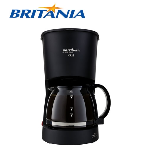 Cafeteira Elétrica Britânica CP28 - 750W Cafeteira Elétrica Britânia CP28 Preta