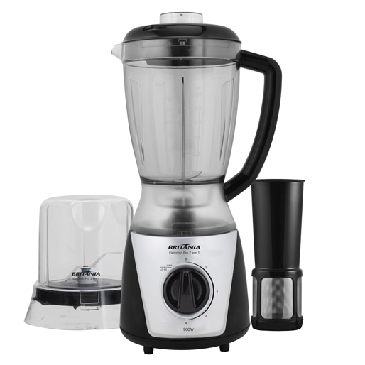 Liquidificador Britânia Eletronic Pro 2 em 1 - 900W de potência Liquidificador Britânia Eletronic Pro 2 1