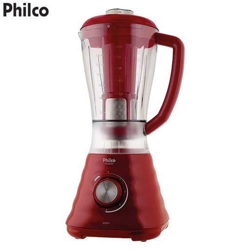 Equipamento torna o seu dia a dia mais prático liquidificador philco vermelho autolavável potente cozinha vitamina suco