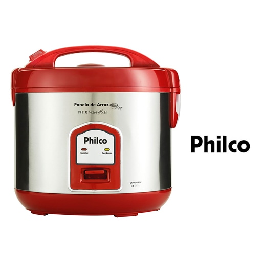 Muito simples de manusear panela elétrica arroz philco ph10 coletor água