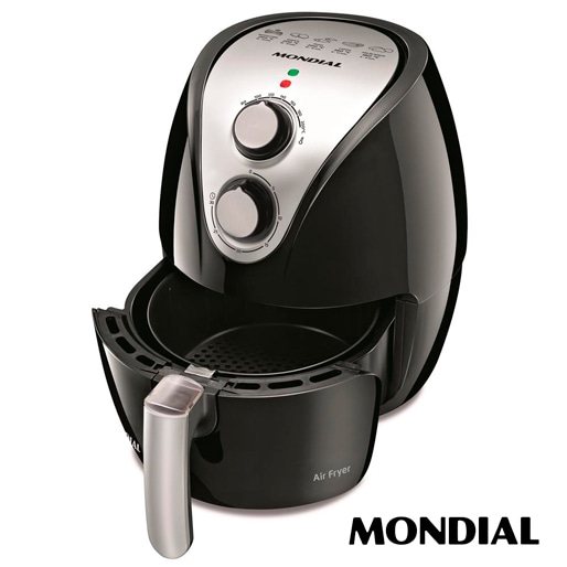 Cesta removível para fácil limpeza fritadeira air fryer mondial af 16 antiaderente cozinhar