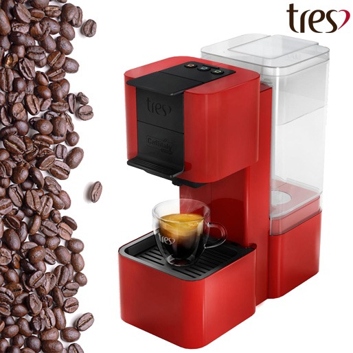 Obtenha o melhor café com a máquina Tres Máquina Café Expresso Tres S26 Pop Vermelho espresso
