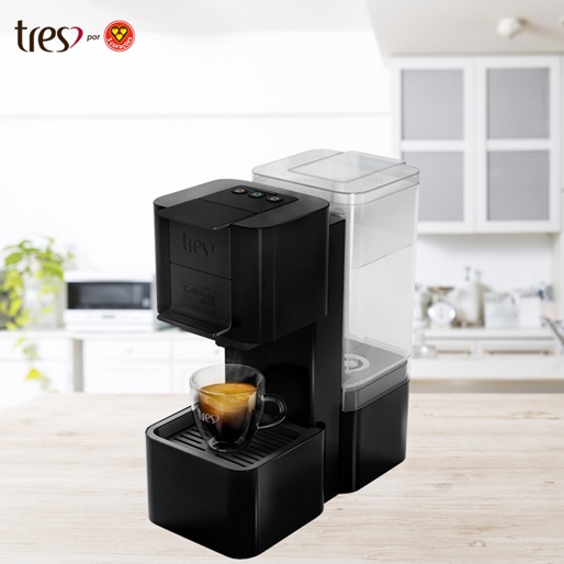 Pressão 15 bar Máquina Café Espresso Tres S26 Pop Design Compacto