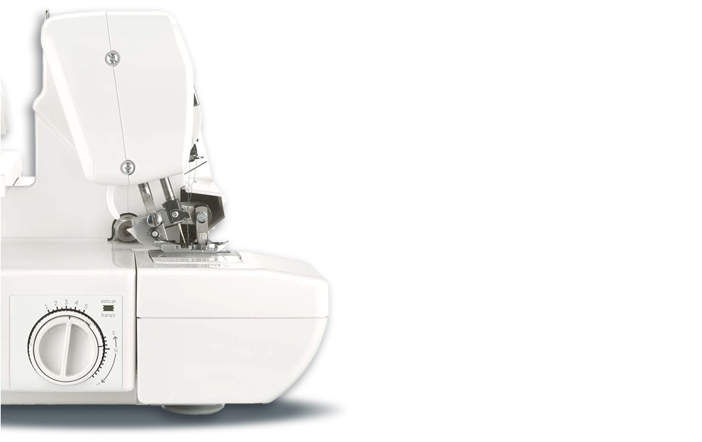 Prática e simples de utilizar Máquina de costura Elgin Overlock utilização