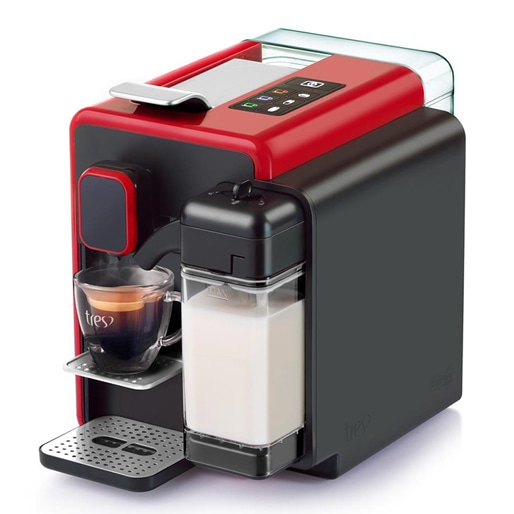cafeteira expresso tres barista vermelha