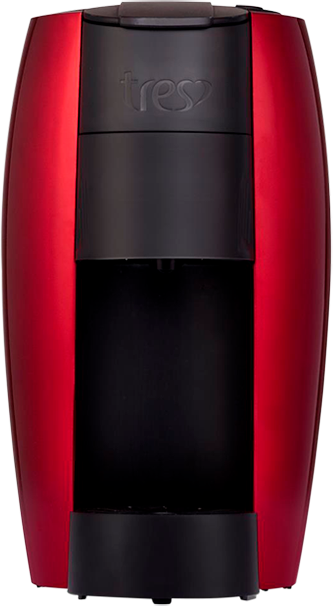 Design moderno, pensado para todos os ambientes Máquina Café TRES LOV Design vermelho