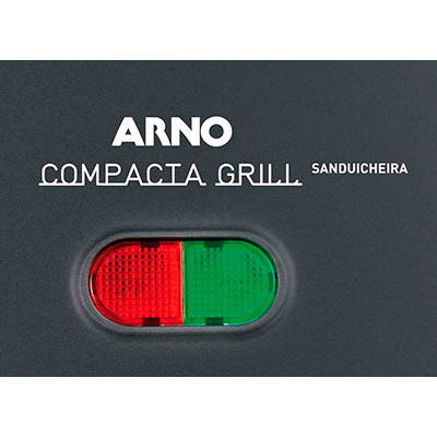 Sanduicheira Arno Compacta Grill luz indicadora