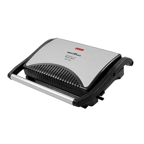 Sanduicheira Grill Britânia Press Inox Lâmpada piloto