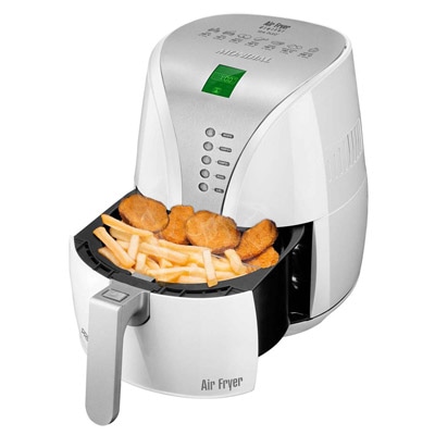 Fritadeira Elétrica Mondial Air Fryer Digital Premium - Branco