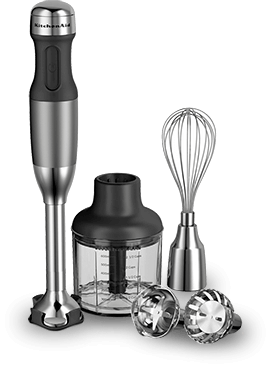 Todos os acessórios podem ser lavados em lava-louças Mixer KitchenAid Contour Silver