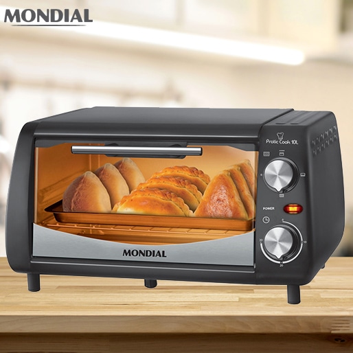 Mondial: Forno Elétrico Pratic Cook FR-08 Forno Elétrico Mondial Pratic Cook FR-08 Preto