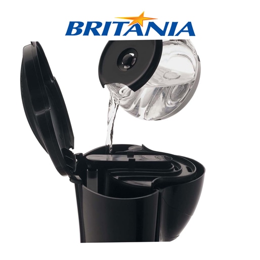 Sem sujeira com o sistema corta-pingos cafeteira britânia cp38 sistema corta pingos