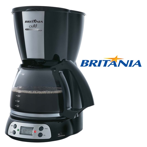 Cafeteira com Display Digital Britânia CP38 cafeteira display digital britânia cp38
