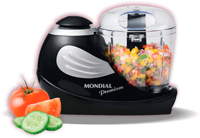 Conta com o prático botão pulsar Miniprocessador Mondial Premium MP01 Preto