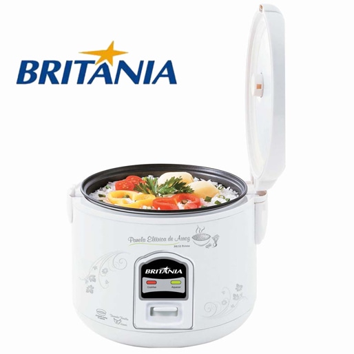 Prepare deliciosas receitas panela elétrica britânia pa10 prime tigela antiaderente