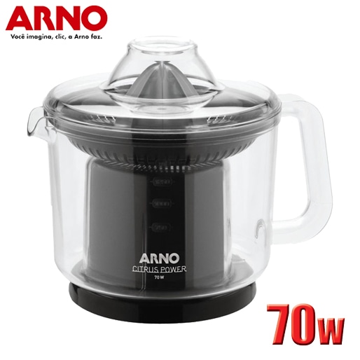 Jarra com capacidade para até 1,25 litro Espremedor Frutas Arno Citrus Power 1,25 Litro