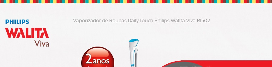 Vaporizador Roupa Philips Walita Daily Touch RI502