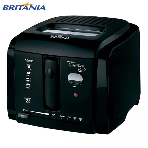 Muito simples de manusear Fritadeira Britânia Frita Fácil Plus Filtros removíveis