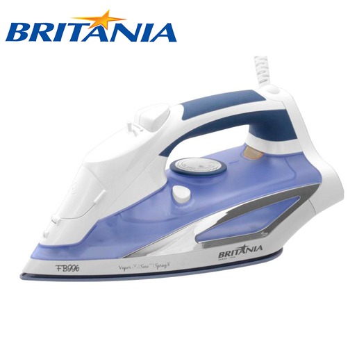 Possui cordão elétrico giratório Ferro Passar Britania Vapor Extra Spray